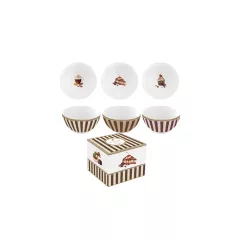   Porcelán tálkaszett S/3,9,5cm, dobozban, Sweet Moments – Easy Life-Nuova
