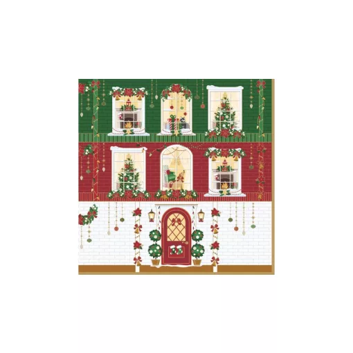 Papírszalvéta 33x33cm, Festive Avenue, 20db-os – Easy Life-Nuova