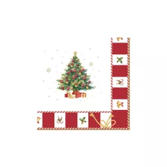   Papírszalvéta 33x33cm, 20db-os, Christmas Tale – Easy Life-Nuova