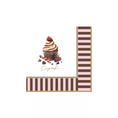   Papírszalvéta 33x33cm, 20db-os, Sweet Moments – Easy Life-Nuova