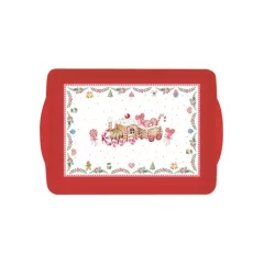 Műanyag tálca 46x32cm, Sweet Christmas – Easy Life-Nuova