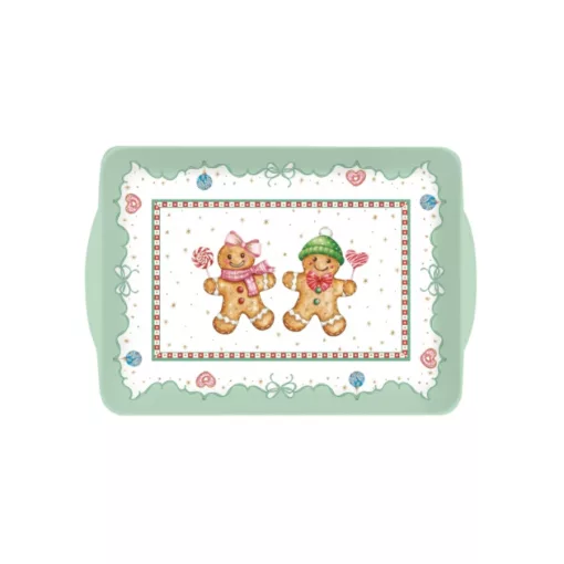 Műanyag tálca 22x15cm, Sweet Christmas – Easy Life-Nuova