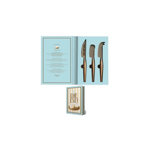 Sajtkés készlet 3 db-os, Gift Novels – Easy Life-Nuova