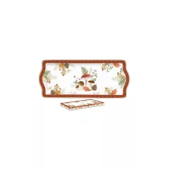   Porcelántálca 35x15cm, dobozban, Autumn Breeze – Easy Life-Nuova