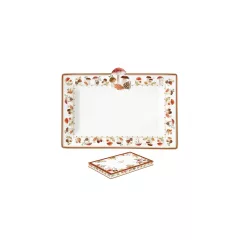   Porcelántálca 35x25cm, dobozban, Autumn Breeze – Easy Life-Nuova