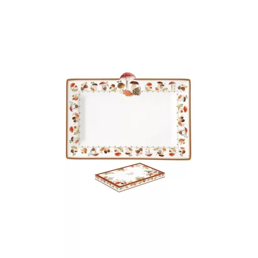Porcelántálca 35x25cm, dobozban, Autumn Breeze – Easy Life-Nuova