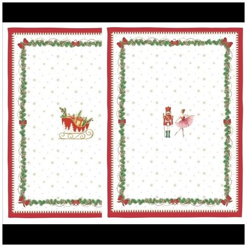 Easy Life-Nuova Konyharuhaszett 2 db-os 50x70cm, 100% pamut, Magie de Noel