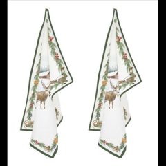   Easy Life-Nuova Konyharuhaszett 2 db-os 50x70cm, 100% pamut, White Forest