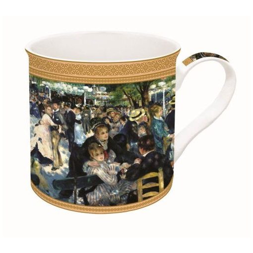 Porcelánbögre dobozban 300ml, Renoir: Bál a Le Moulin de la Galette-nél