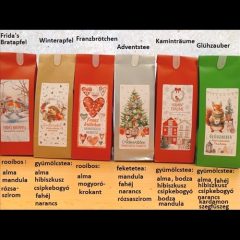 Tea díszcsomagban különféle.ízesítéssel-100g