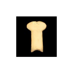   Romantik lapos fakanáltartó, natúr, kerámia, kézzel festett-12,5x25x3cm – Vanilia Kerámia