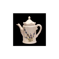   Romantik festett kanna, levendula, kerámia, kézzel festett-1liter – Vanilia Kerámia