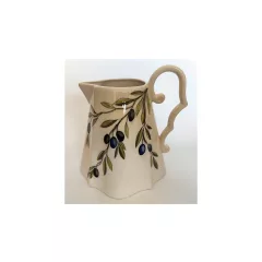   Violin olajbogyós kancsó, kerámia, kézzel festett-2,5l – Vanilia Kerámia