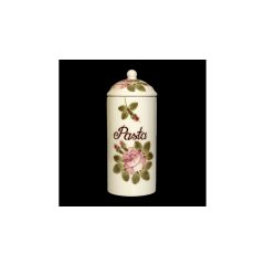   Romantik rózsás tésztatartó, kerámia, kézzel festett-dia10,5x26cm – Vanilia Kerámia