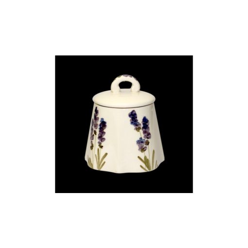 Violin levendulás cukortartó, kerámia, kézzel festett-2,5dl – Vanilia Kerámia