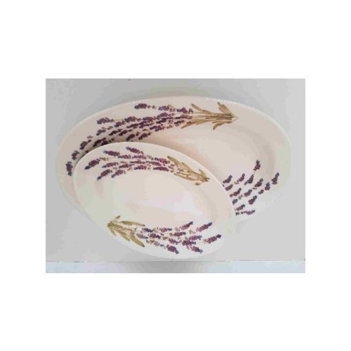 Violin levendulás ováltál, nagy, kerámia, kézzel festett-43x27x4,5cm – Vanilia Kerámia