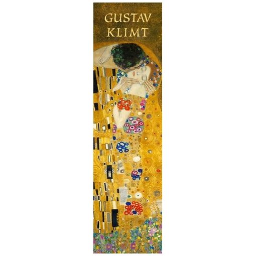 Könyvjelző, papír,58x186mmcm, KLIMT: The KIss