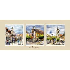 Reprodukció 12x28cm, Szentendre