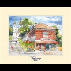 Reprodukció 24x30cm, Tihany