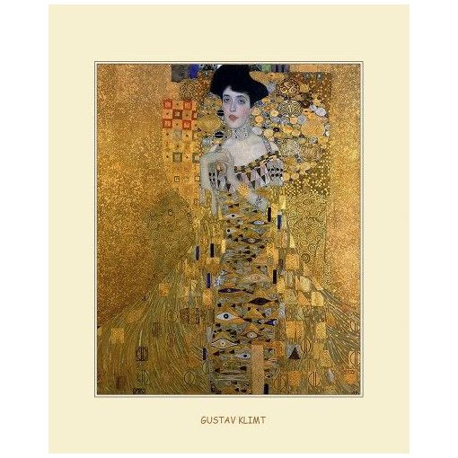 Reprodukció 24x30cm, Klimt: Adele